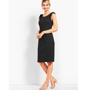 Talbots RSVP Black Sheath Dress Size 12P NWOT  Sleeveless